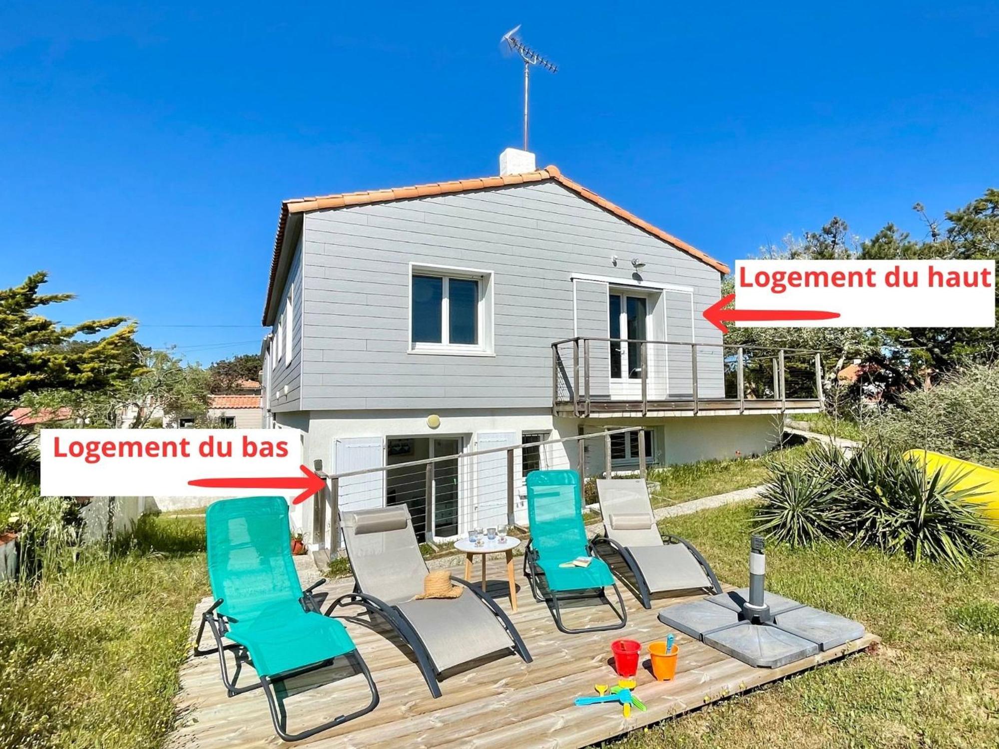 Maison Familiale Au Calme, Proche Plage, 9 Couchages, Terrasses, Wifi, Garage Velo - Bretignolles-Sur-Mer - Fr-1-231-203 Экстерьер фото